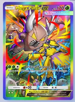 Mega Pinsir EX Rainbow 🌈Full Art Pokemon TCG Pocket Digital Instant Delivery - Image 1
