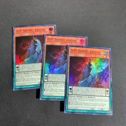 Yugioh! TCG D/D Savant Kepler MAMA-EN053 Nm Playset (X3) Ultra Rare - Image 1