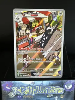 Pokemon Card Archaludon 155/142 Stellar Crown Illustration Holo Rare NM - Image 1