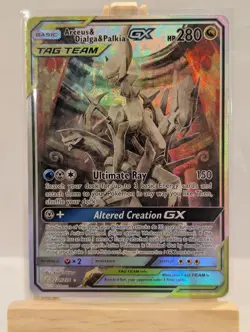 Custom Fan Art Arceus & Dialga & Palkia GX High Quality Custom Card Tag Team - Image 2