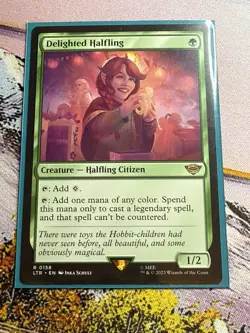 Delighted Halfling NM Normal R Universes Beyond: The Lord of the Rings 158 - Image 1