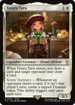 Tataru Taru - Commander: FINAL FANTASY (FIC) 30 NM MTG Magic the Gathering - Image 1
