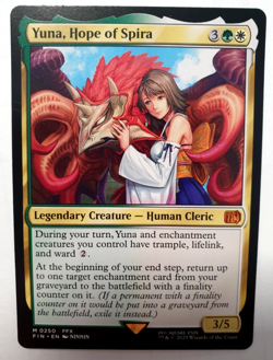Yuna, Hope of Spira - MTG Final Fantasy - Mythic - 0250 NM - Image 1