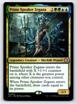 Prime Speaker Zegana M Commander: The Lost Caverns of Ixalan # 278 NM Normal - Image 1