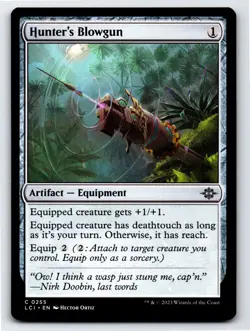 Hunter's Blowgun C The Lost Caverns of Ixalan # 255 NM Normal - Image 1