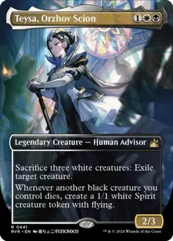 MTG English Teysa, Orzhov Scion (Anime Borderless) NM Foil Ravnica Remastered - Image 1