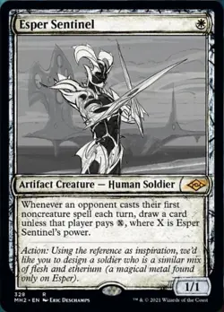 MTG English Esper Sentinel (Showcase) NM Normal Modern Horizons 2 - Image 1