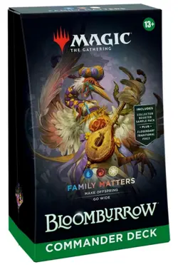 Magic The Gathering Bloomburrow - Family Matters - Commander Deck Precon MTG - Image 1