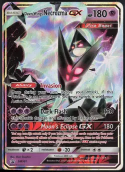 Dawn Wings Necrozma-GX SM101 Promo SM Black Star Promos 2017 Pokemon MP - Image 2