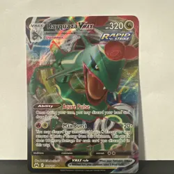 Pokemon TCG Rayquaza VMAX Crown Zenith Holo Ultra Rare Card 101/159 2023 - Image 1