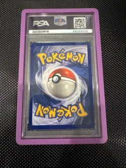 1999 First Edition Pokemon Gengar Fossil Holo Card 5/62 PSA 8 - Image 2