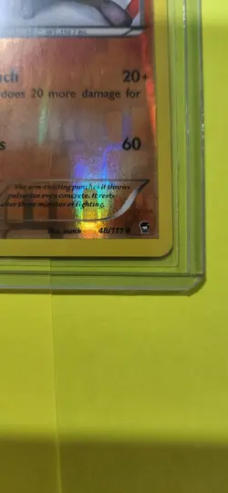 Pokemon Card - Hitmonchan Reverse Holo 48/111 FFI Furious Fists LP/NM - Image 4