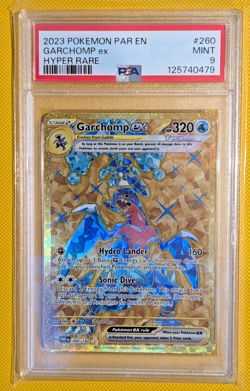 2023 Pokemon | Garchomp ex #260/182 | Hyper Rare | Paradox Rift | PSA 9 Mint - Image 1