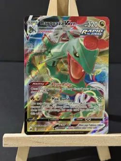 Pokemon TCG Rayquaza VMAX Crown Zenith Holo Ultra Rare Card 101/159 - Image 1