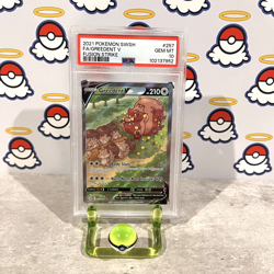 Greedent V 257/264 Full Alt Art Fusion Strike Pokemon - PSA 10 GEM MT - Image 1