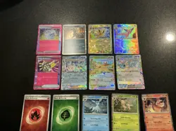 Pokemon TCG Prismatic Evolutions Mixed Holo Lot (13 Cards) - Image 1
