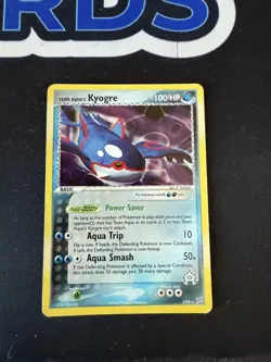 Team Aqua's Kyogre 3/95 Team Magma vs Team Aqua Holo POKEMON TCG 🔥 - Image 1