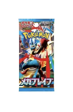 Japanese Pokemon TCG Mega Brave M1L Booster Pack - Image 1
