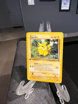 1999 Pokemon PIKACHU Jungle Set 1ST EDITION 60/64 WOTC NM - Image 1