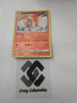 Pokemon Cards Rapidash 022/195 Reverse Holo Silver Tempest Near Mint - Image 1