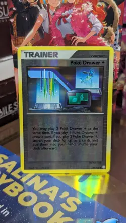 Pokemon TCG 2008 Stormfront Trainer Poke Drawer + 89/100 Reverse Holo - Image 1
