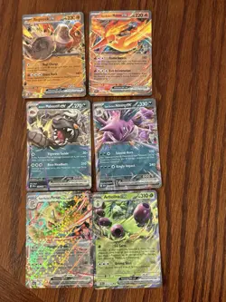 Pokemon Destined Rivals - EX Lot 6 Cards In Total (Team Rocket) - Image 1