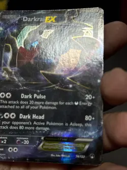 Pokemon Card Darkrai EX 74/122 Half Art XY Breakpoint Light Play - Image 4