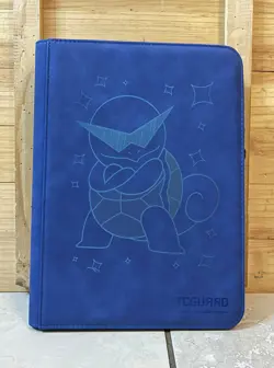 Pokemon Laser Engraved Squirtle Trading Card Binder (Made to order) - Image 1