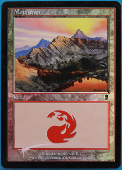Mountain (346) FOIL Odyssey NM Basic Land MAGIC MTG CARD (ID# 495875) ABUGames - Image 1