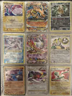 Vintage Pokemon Card Binder Collection Lot 63 Cards - Charizard WOTC Rare! XY166 - Image 1
