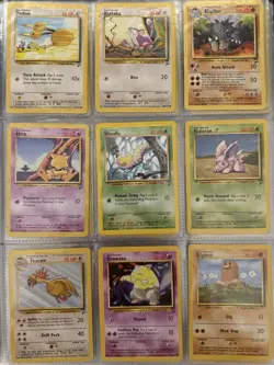 Vintage Pokemon Card Binder Collection Lot 63 Cards - Charizard WOTC Rare! XY166 - Image 5
