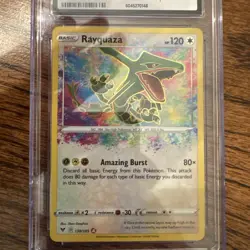 Pokemon TCG Card 2020 Vivid Voltage #138/185 Rayquaza CGC 10 Amazing Rare - Image 3