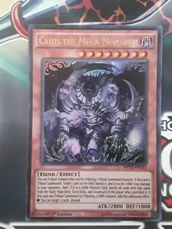 1ST EDITION CAIUS THE MEGA MONARCH 1996 MP15-EN215 YUGIOH CARD NM - Image 1