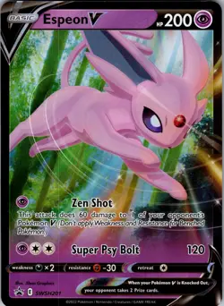 Espeon V - SWSH201 - SWSH: Sword & Shield Promo Cards (SWSD) Near Mint - Image 1