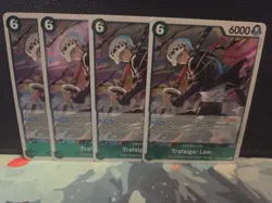 Trafalgar Law R OP13-031 X4 PLAYSET Rare English One Piece TCG Card : OP13 - Image 1