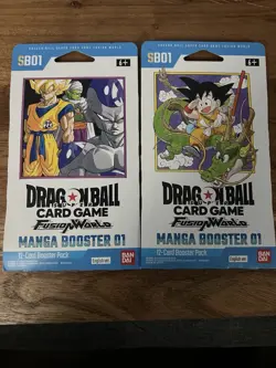 Dragon Ball Super Card Game Manga Booster Packs Factory Sealed Lot Of 2 - Image 1