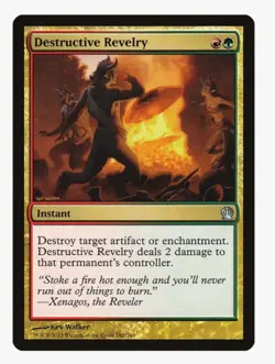 Destructive Revelry | MTG THS | EDH Commander Artifact Enchantment Hate | NM - Image 1