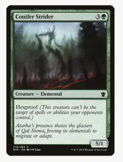 Conifer Strider | MTG DTK | EDH Commander Hexproof Elemental Aggro | LP - Image 1