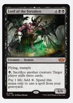 Lord of the Forsaken | MTG TDC | EDH Commander Demon Graveyard | Mythic | NEW NM - Image 1