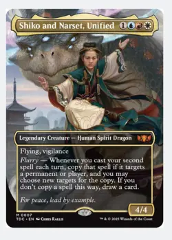 Elsha, Threefold Master (Foil Borderless) MTG TDC | Prowess Tokens | Mythic | NM - Image 1