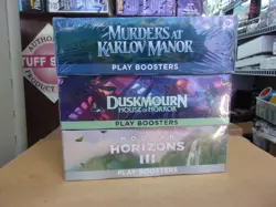 MTG MODERN 3 PLAY + MURDERS PLAY + DUSKMOURN PLAY BOOSTER BOXES - Image 1