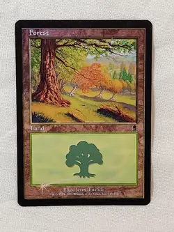 NM Forest #349 Foil Odyssey Mtg Magic the Gathering - Image 1