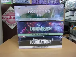 MTG MODERN 3 PLAY + FOUNDATIONS JUMPSTART + DUSKMOURN PLAY BOOSTER BOXES - Image 1