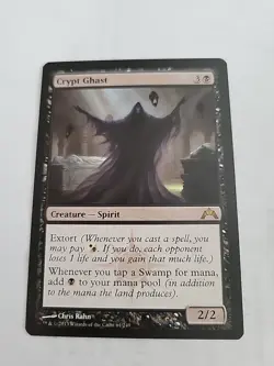 MTG - Crypt Ghast - Gatecrash - Black - Creature Spirit - Extort - Image 1