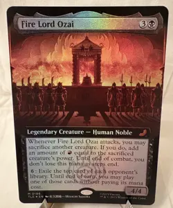 Fire Lord Ozai - 104 - NM - Avatar: The Last Airbender - MTG RAINBOW FOIL - Image 1