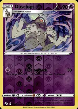 Dusclops - Reverse Holo - Crown Zenith 063/159 - MINT - Pokemon - Image 1