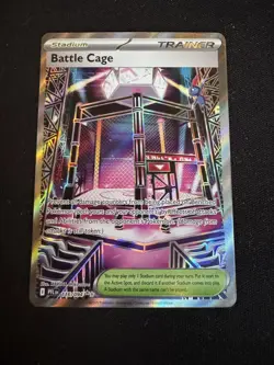 Pokemon TCG Battle Cage full art 116/094 Phantasmal Flames holo ultra rare - Image 1