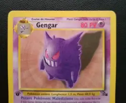 👻 Gengar 1st Edition 20/62 1° Edizione Fossil carte Pokemon 1999 WOTC Vintage - Image 3