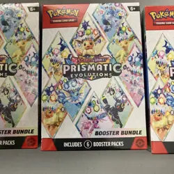 Pokemon TCG Scarlet & Violet Prismatic Evolutions Booster Bundle 3 Boxes - Image 2