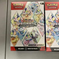 Pokemon TCG Scarlet & Violet Prismatic Evolutions Booster Bundle 3 Boxes - Image 4